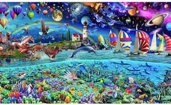 La Vie, le plus grand puzzle du monde (24.000 pièces)